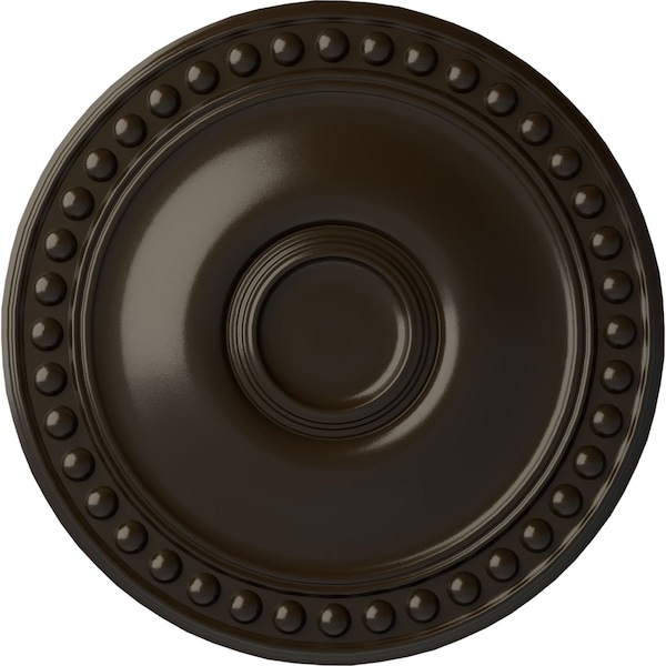 Ekena Millwork Foster Ceiling Medallion (Fits Canopies up to 5 5/8"), Hand-Painted Stone Hearth, 19 1/8"OD x 1"P CM19FOSHF - main